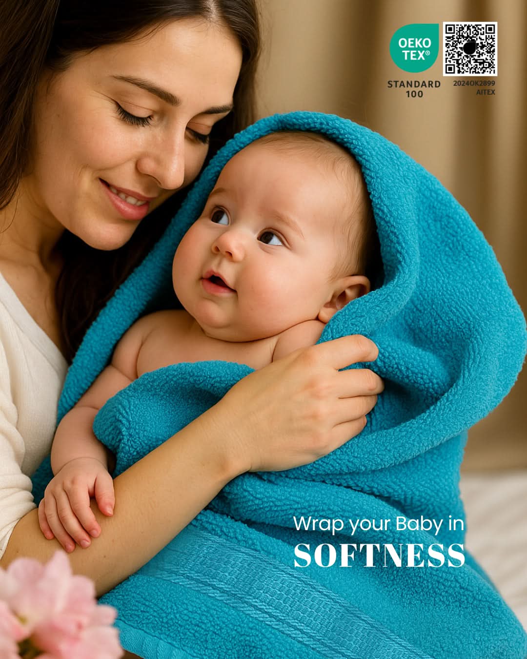 Cottons Clout™ Luxury bluebird  Bath Towel