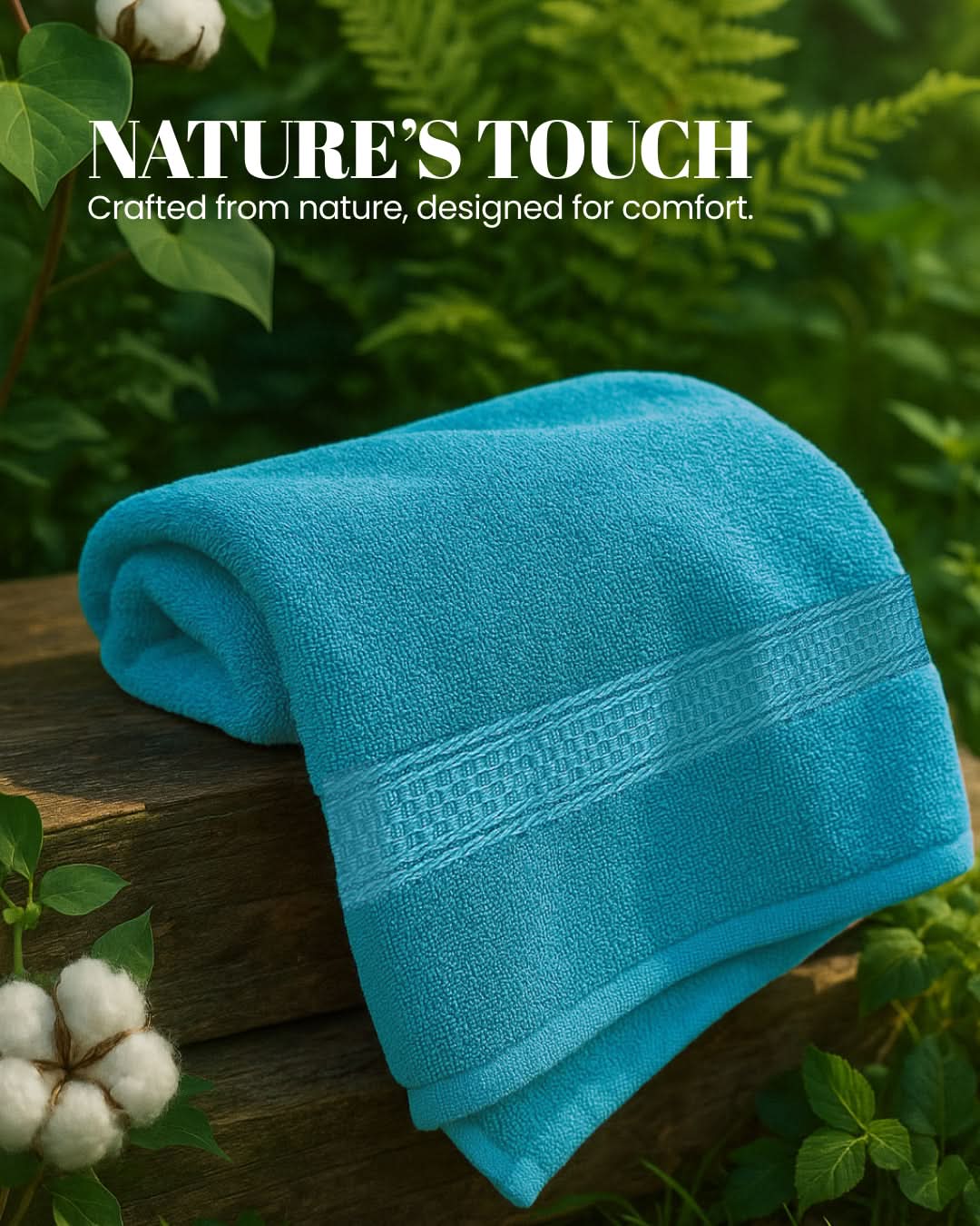 Cottons Clout™ Luxury bluebird  Bath Towel