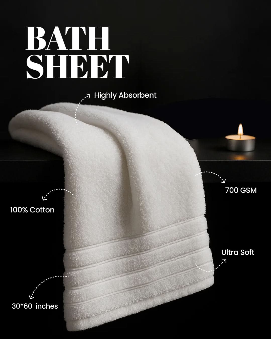 Cottons Clout™ Premium Bath Sheet
