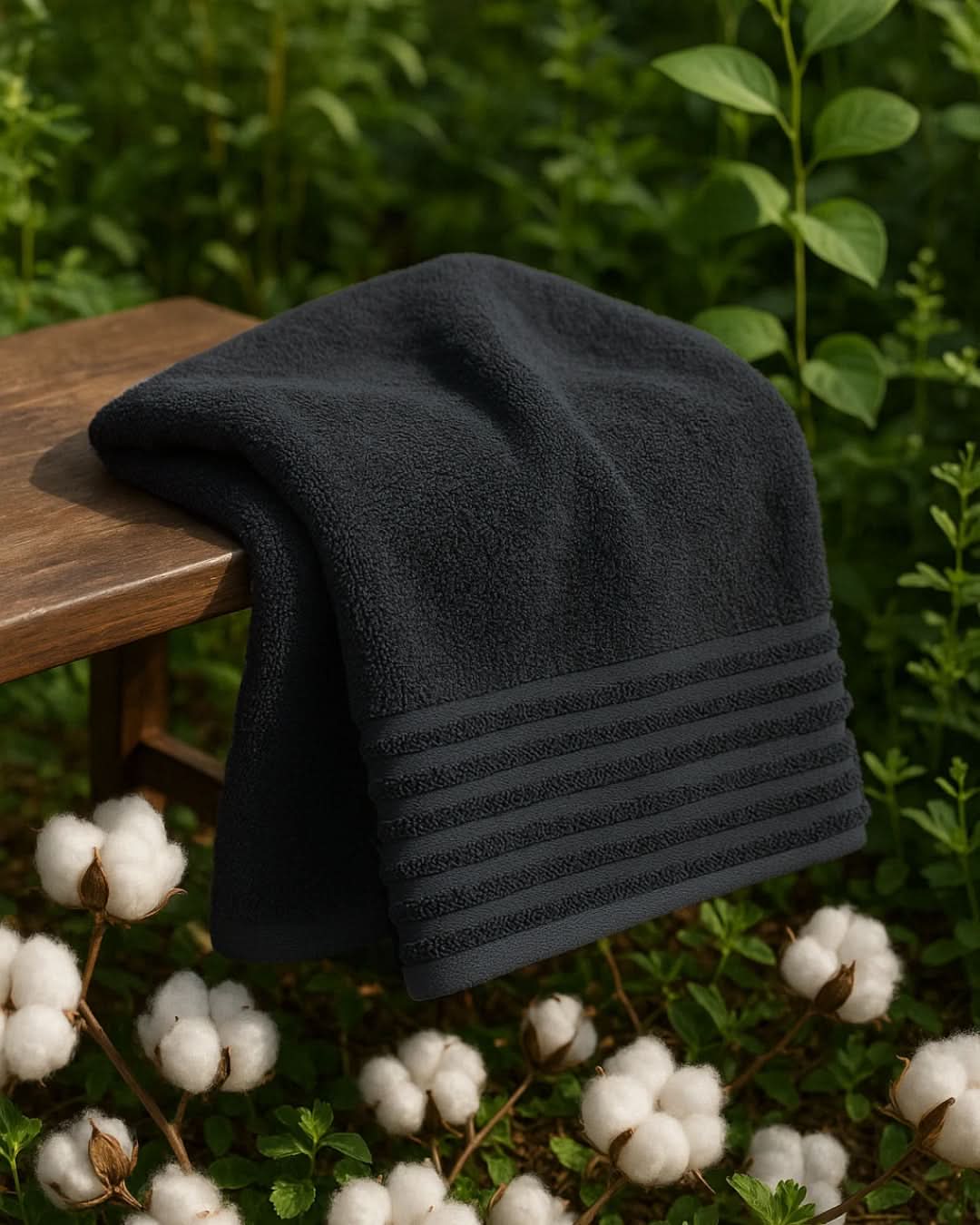 Cottons Clout™ Everyday Essential Black Towel Pack Of 6
